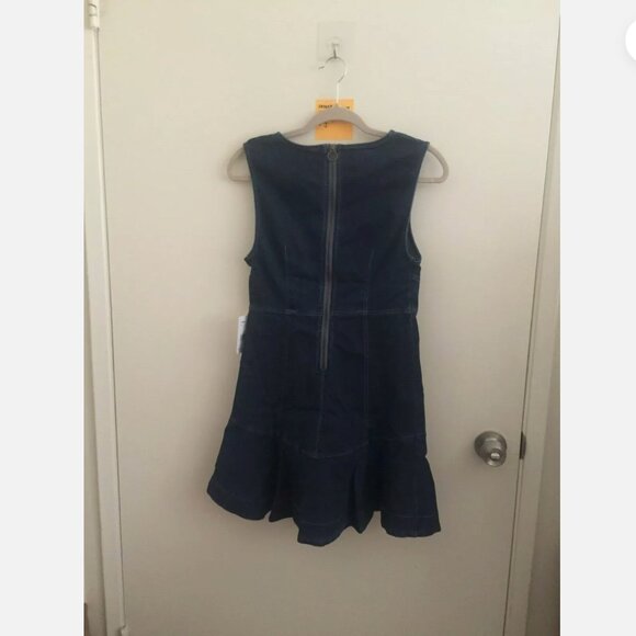 NWT Free People Alex Mini Denim Dress in Blue Size 6 - Picture 5 of 6